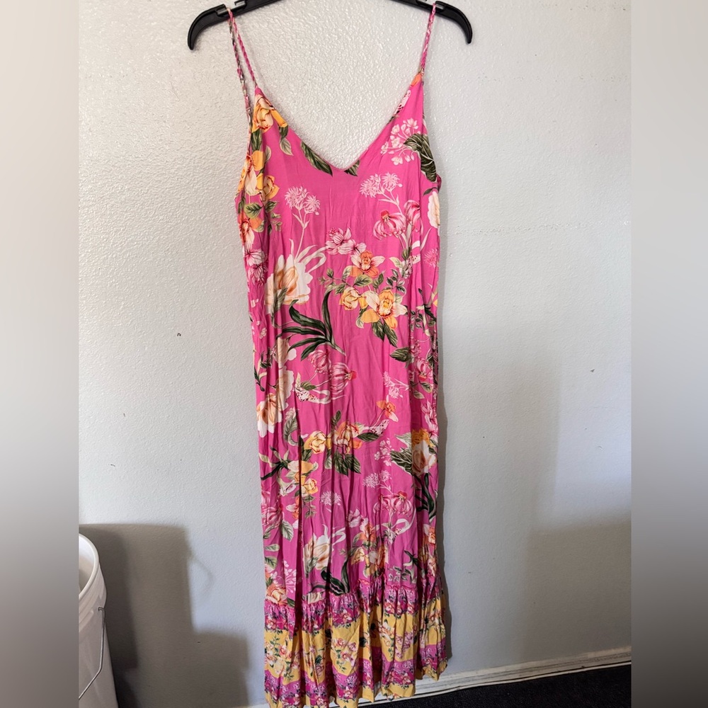 Maaji Pink Floral Swim Coverup